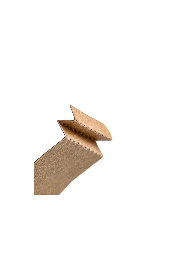 Carnet de filtres en carton non blanchi perforé en W au papier brun souple de marque Jass
