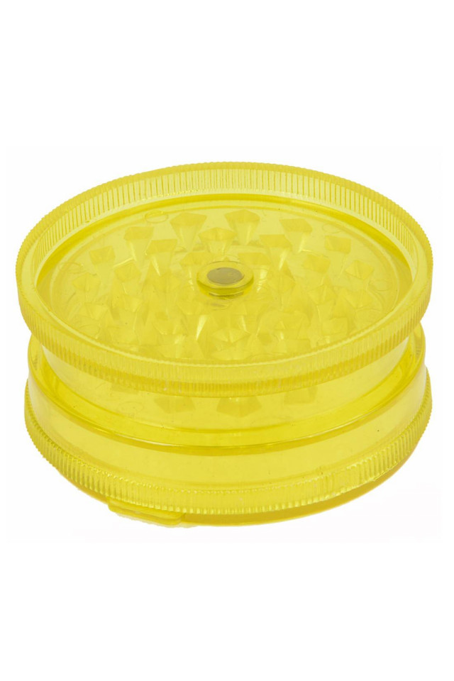 Grinder à tabac pour cannabis de couleur jaune